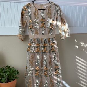 BOHME EMBROIDERED DRESS!